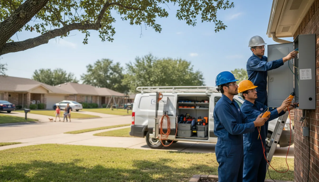 Certified electrician providing emergency electrical services in Bethany, OK